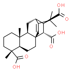 ChemSpider 2D Image | Fumaropimaric acid | C24H34O6