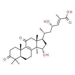 ChemSpider 2D Image | GANOLUCIDIC ACID D | C30H44O6