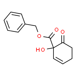ChemSpider 2D Image | Benzyl 1-hydroxy-6-oxo-2-cyclohexene-1-carboxylate | C14H14O4