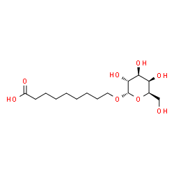 ChemSpider 2D Image | 9-(alpha-D-Galactopyranosyloxy)nonanoic acid | C15H28O8