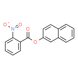 ChemSpider 2D Image | 2-Naphthyl 2-nitrobenzoate | C17H11NO4