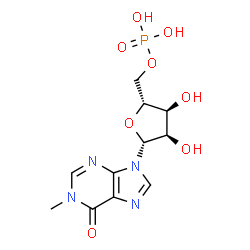 ChemSpider 2D Image | 1-Methylinosine 5'-(dihydrogen phosphate) | C11H15N4O8P