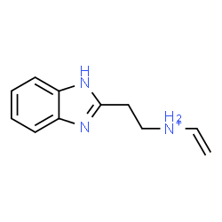 ChemSpider 2D Image | N-[2-(1H-Benzimidazol-2-yl)ethyl]ethenaminium | C11H14N3