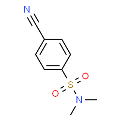 ChemSpider 2D Image | 4-Cyano-N,N-dimethylbenzenesulfonamide | C9H10N2O2S