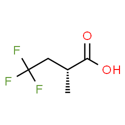 ChemSpider 2D Image | (2R)-4,4,4-Trifluoro-2-methylbutanoic acid | C5H7F3O2