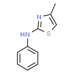 ChemSpider 2D Image | 4-methyl-N-phenyl-2-Thiazolamine | C10H10N2S