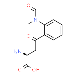 ChemSpider 2D Image | (2S)-2-Amino-4-{2-[formyl(methyl)amino]phenyl}-4-oxobutanoic acid | C12H14N2O4