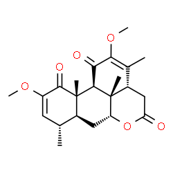 ChemSpider 2D Image | Quassin | C22H28O6