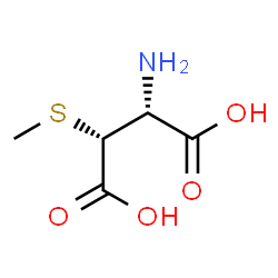 ChemSpider 2D Image | (3R)-3-(Methylsulfanyl)-L-aspartic acid | C5H9NO4S