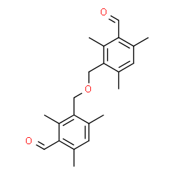 ChemSpider 2D Image | 3,3'-[Oxybis(methylene)]bis(2,4,6-trimethylbenzaldehyde) | C22H26O3