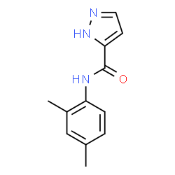 ChemSpider 2D Image | N-(2,4-Dimethylphenyl)-1H-pyrazole-5-carboxamide | C12H13N3O
