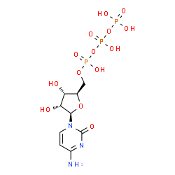 ChemSpider 2D Image | Cytidine 5'-triphosphate | C9H16N3O14P3