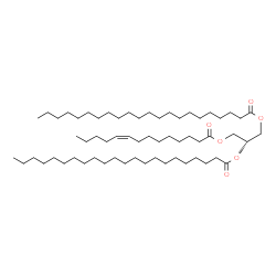 ChemSpider 2D Image | 3-[(9Z)-9-Tetradecenoyloxy]-1,2-propanediyl didocosanoate | C61H116O6