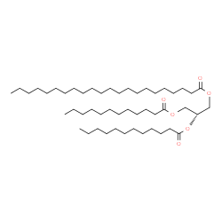 ChemSpider 2D Image | 2,3-Bis(dodecanoyloxy)propyl docosanoate | C49H94O6
