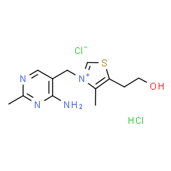 ChemSpider 2D Image | Thiamine hydrochloride | C12H18Cl2N4OS