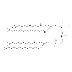 ChemSpider 2D Image | (15R,27R)-18,21,24-Trihydroxy-3,41-dimethyl-27-{[(10-methylundecanoyl)oxy]methyl}-18,24-dioxido-12,29-dioxo-13,17,19,23,25,28-hexaoxa-18lambda~5~,24lambda~5~-diphosphadotetracontan-15-yl 14-methylpent
adecanoate | C65H126O17P2