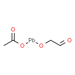 ChemSpider 2D Image | [(Acetoxy-lambda~2~-plumbanyl)oxy]acetaldehyde | C4H6O4Pb