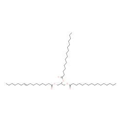 ChemSpider 2D Image | 2,3-Bis(palmitoyloxy)propyl (9E)-9-hexadecenoate | C51H96O6