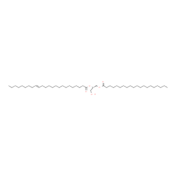 ChemSpider 2D Image | (2S)-1-Hydroxy-3-(icosanoyloxy)-2-propanyl (15E)-15-tetracosenoate | C47H90O5