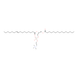 ChemSpider 2D Image | (2R)-2-[(9E)-9-Hexadecenoyloxy]-3-(pentadecanoyloxy)propyl 2-(trimethylammonio)ethyl phosphate | C39H76NO8P