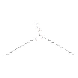 ChemSpider 2D Image | (2R)-2-[(4E,7E,10E,13E,16E)-4,7,10,13,16-Docosapentaenoyloxy]-3-[(7E,10E,13E,16E)-7,10,13,16-docosatetraenoyloxy]propyl 2-(trimethylammonio)ethyl phosphate | C52H86NO8P