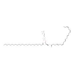 ChemSpider 2D Image | (2R)-3-[(4E,7Z,10E,13E,16Z,19Z)-4,7,10,13,16,19-Docosahexaenoyloxy]-2-(tetracosanoyloxy)propyl 2-(trimethylammonio)ethyl phosphate | C54H96NO8P