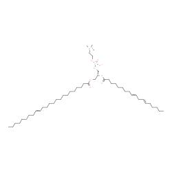 ChemSpider 2D Image | (2R)-2-[(9E,12E)-9,12-Octadecadienoyloxy]-3-[(15E)-15-tetracosenoyloxy]propyl 2-(trimethylammonio)ethyl phosphate | C50H94NO8P