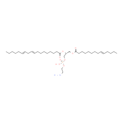 ChemSpider 2D Image | (5E,17R)-23-Amino-20-hydroxy-20-oxido-14-oxo-15,19,21-trioxa-20lambda~5~-phosphatricos-5-en-17-yl (9E,12E)-9,12-octadecadienoate | C37H68NO8P