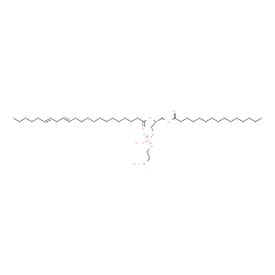 ChemSpider 2D Image | (18R)-24-Amino-21-hydroxy-21-oxido-15-oxo-16,20,22-trioxa-21lambda~5~-phosphatetracosan-18-yl (13E,16E)-13,16-docosadienoate | C42H80NO8P