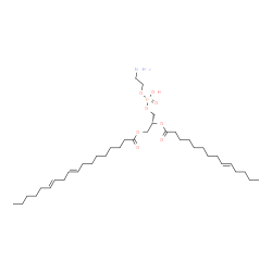 ChemSpider 2D Image | (2R)-3-{[(2-Aminoethoxy)(hydroxy)phosphoryl]oxy}-2-[(9E)-9-tetradecenoyloxy]propyl (9E,12E)-9,12-octadecadienoate | C37H68NO8P