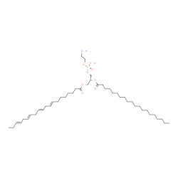 ChemSpider 2D Image | (2R)-3-{[(2-Aminoethoxy)(hydroxy)phosphoryl]oxy}-2-(icosanoyloxy)propyl (8E,11E,14E,17E)-8,11,14,17-icosatetraenoate | C45H82NO8P