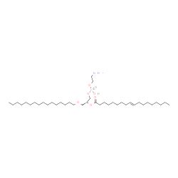 ChemSpider 2D Image | (19R)-25-Amino-22-hydroxy-22-oxido-17,21,23-trioxa-22lambda~5~-phosphapentacosan-19-yl (9E)-9-octadecenoate | C39H78NO7P