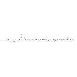 ChemSpider 2D Image | (2R)-1-{[(2-Aminoethoxy)(hydroxy)phosphoryl]oxy}-3-hydroxy-2-propanyl (6E,9E,12E,15E,18E,21E)-6,9,12,15,18,21-tetracosahexaenoate | C29H48NO7P