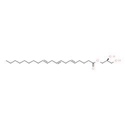 ChemSpider 2D Image | (2S)-2,3-Dihydroxypropyl (5E,8E,11E)-5,8,11-icosatrienoate | C23H40O4