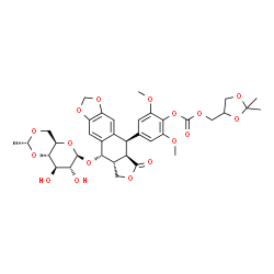 ChemSpider 2D Image | etoposide toniribate | C36H42O17