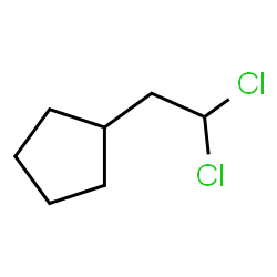 ChemSpider 2D Image | (2,2-Dichloroethyl)cyclopentane | C7H12Cl2