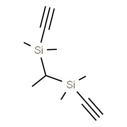 ChemSpider 2D Image | 1,1-Ethanediylbis[ethynyl(dimethyl)silane] | C10H18Si2