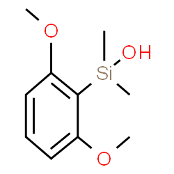 ChemSpider 2D Image | (2,6-Dimethoxyphenyl)(dimethyl)silanol | C10H16O3Si
