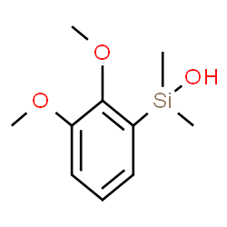 ChemSpider 2D Image | (2,3-Dimethoxyphenyl)(dimethyl)silanol | C10H16O3Si