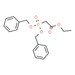 ChemSpider 2D Image | Ethyl [bis(benzyloxy)phosphoryl]acetate | C18H21O5P