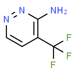 ChemSpider 2D Image | 4-(Trifluoromethyl)-3-pyridazinamine | C5H4F3N3