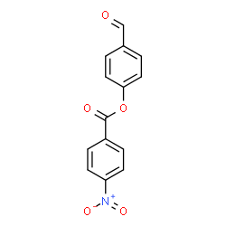 ChemSpider 2D Image | 4-Formylphenyl 4-nitrobenzoate | C14H9NO5