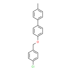 ChemSpider 2D Image | 4-[(4-Chlorobenzyl)oxy]-4'-methylbiphenyl | C20H17ClO