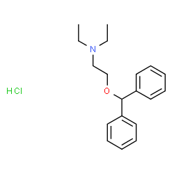 ChemSpider 2D Image | ETHYLBENZHYDRAMINE HCL | C19H26ClNO