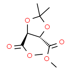 ChemSpider 2D Image | (+)-Dimethyl 2,3-O-isopropylidene-D-tartrate | C9H14O6