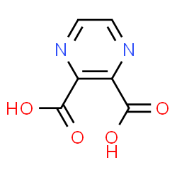 ChemSpider 2D Image | pyrazinedicarboxylic acid | C6H4N2O4