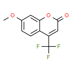 ChemSpider 2D Image | 7-Methoxy-4-(Trifluoromethyl)Coumarin | C11H7F3O3