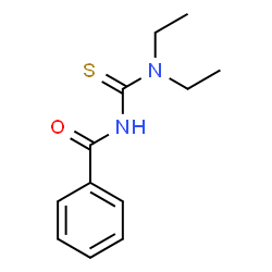 ChemSpider 2D Image | N-(Diethylcarbamothioyl)benzamide | C12H16N2OS