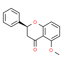 ChemSpider 2D Image | (S)-5-Methoxyflavanone | C16H14O3