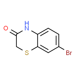 ChemSpider 2D Image | 7-Bromo-2H-1,4-benzothiazin-3(4H)-one | C8H6BrNOS